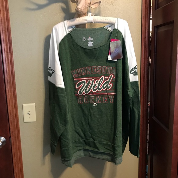 Majestic Tops - Minnesota Wild Plus Size Sweatshirt